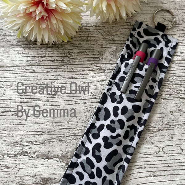 Leopard Print Lanyard Pen Holder Teacher Pen Holder Nurse Pen Holder Hands Free 