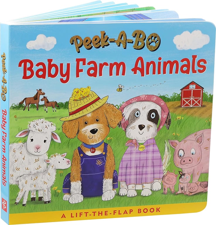 Peek-A-Bo Baby Farm Animals Lift-the-Flap Book
