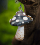 Long Galaxy Mushroom Earrings - Image 4