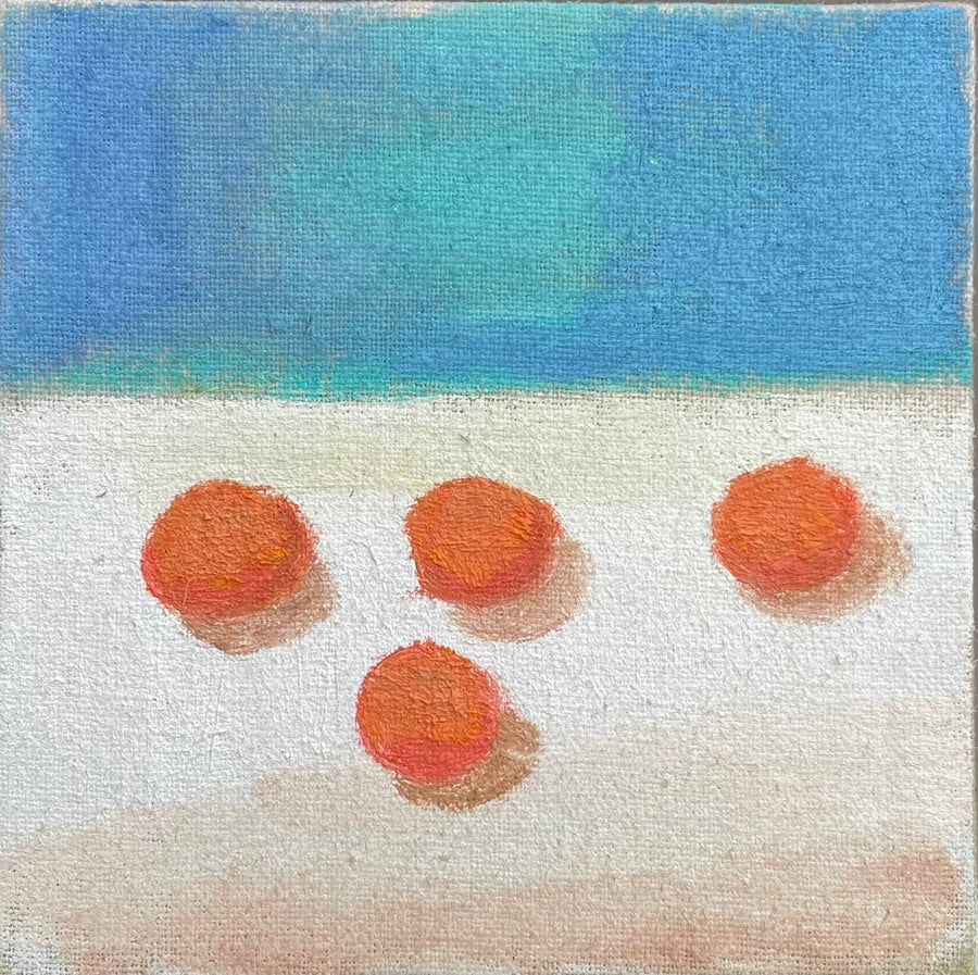 Small Framed Oil Painting on Linen, Bassenthwaite Lake District