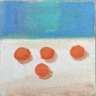 Small Framed Oil Painting on Linen