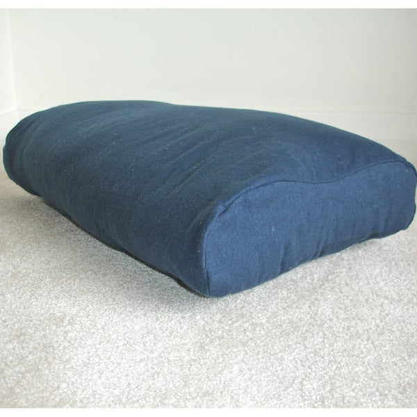 Tempur Original Pillow COVER ONLY Brushed Cotton Navy Blue Queen Medium 60cm