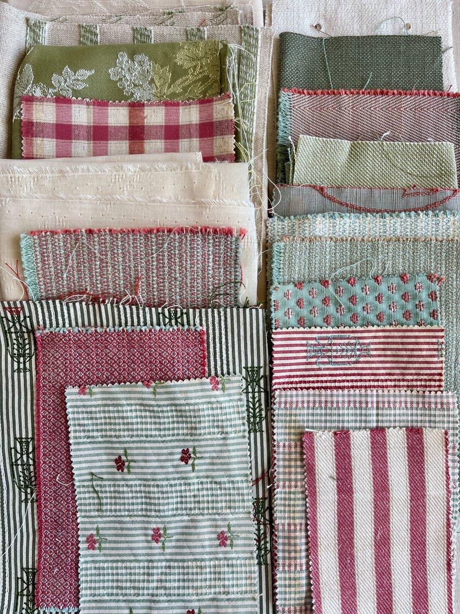 No.4 Vintage woven fabric inspiration bundle