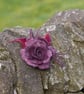 Handmade Felted Wool Brooch – Floral Design  - Image 2