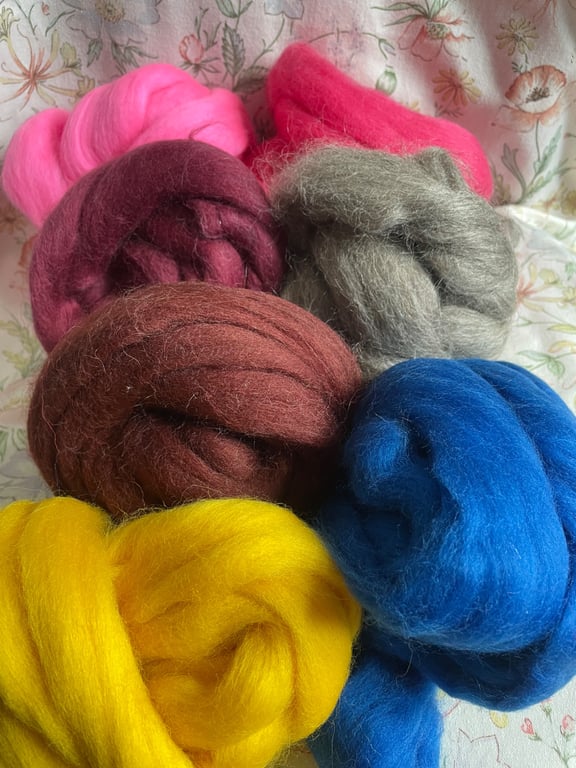 250g Mixed Fibre Stash Builder