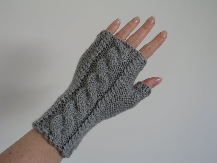 Merino Blend Wrist Warmers