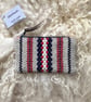 Woolly Wallet - Rosy Red. Handwoven in Wales - Image 4
