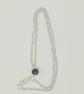 Handcrafted WireWrapped Preseli Bluestone Minimalist,Single Bead Pendant, Gift  - Image 2