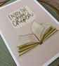New Chapter Card, Modern Calligraphy, Greeting Card, Blank Inside, New Adventure - Image 2