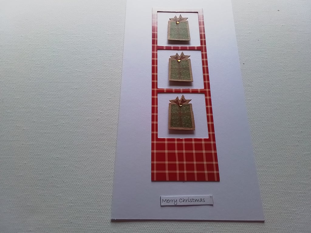 Christmas card. Christmas. Christmas presents. Ref 213