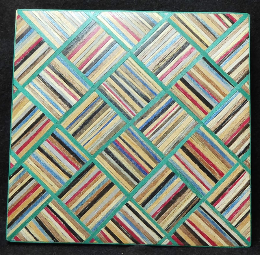 wood veneer coaster
