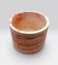 Large Plant Pot - Sunrise Marbled Red Orange and Yellow Planter - Image 4