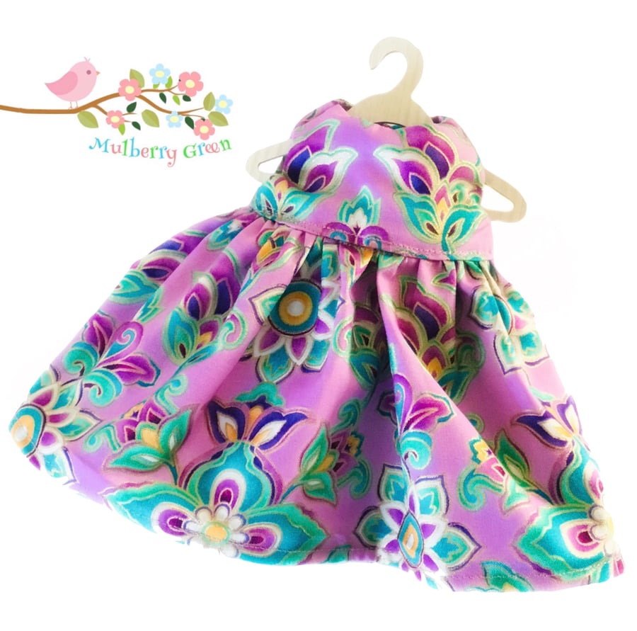 Reserved for Sue - Peony Paisley Dress