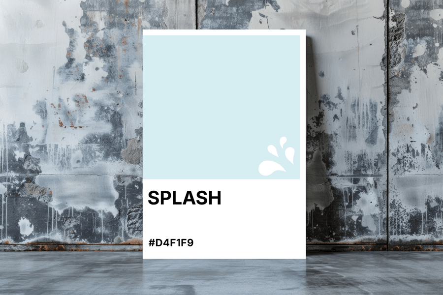 SPLASH Greeting Card – Colour Swatch Series (A6, Blank Inside)