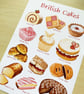 British Cakes Art Print  - Image 5