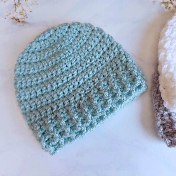 Crochet Beanie Hat In Sizes Preemie Up To Adult