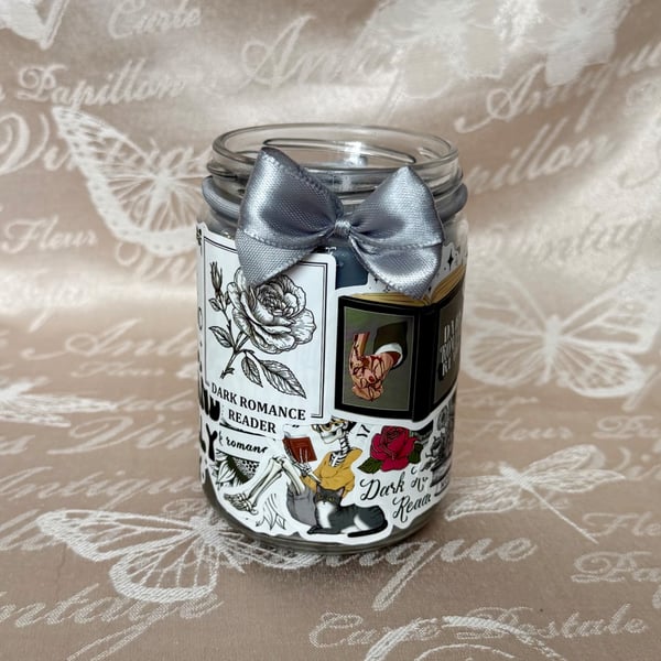 Dark Romance Reader Candle – Morally Grey Book Lover Gift