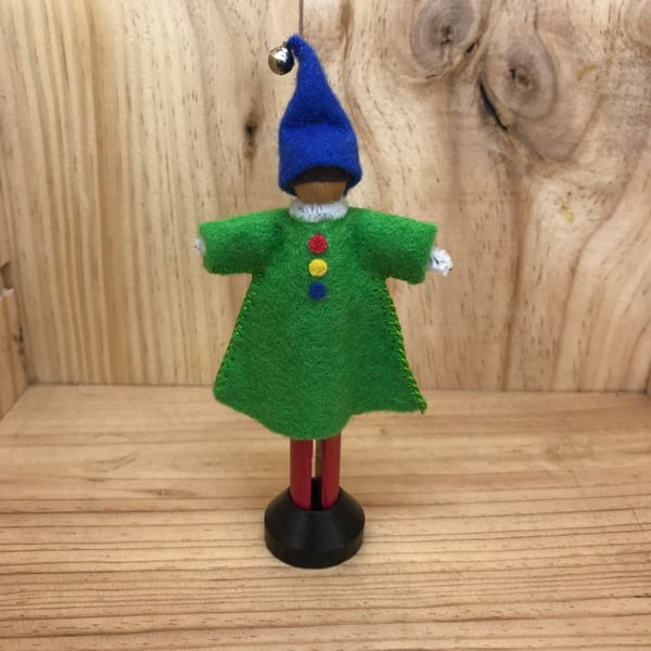 Clown Peg Doll. (375)