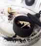 The Black Vestal  Lidded Match Jar