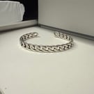 925 Sterling Silver Womens Unique Bracelet Bangle Jewellery with Gift Bag