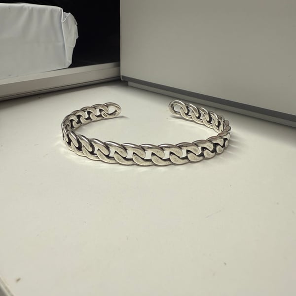 925 Sterling Silver Womens Unique Bracelet Bangle Adjustable Jewellery & Gift Ba