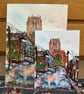 Pilgrim street watercolour print - Image 5