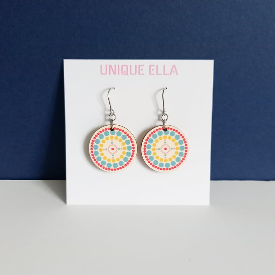 SECONDS SUNDAY Saame Wooden Earrings