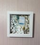 Handmade Coastal Beach Shadow Box Frame – Eco Resin Dog & Cat Sea View Wall Art - Image 6