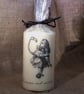 Decorated Candle Alice In Wonderland Flamingo Curiouser & Curiouser Decoupage - Image 4