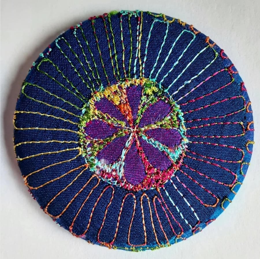 Perfectly Imperfect Pocket Mirror 58mm Fabric Pocket Mirror Handbag Accessory