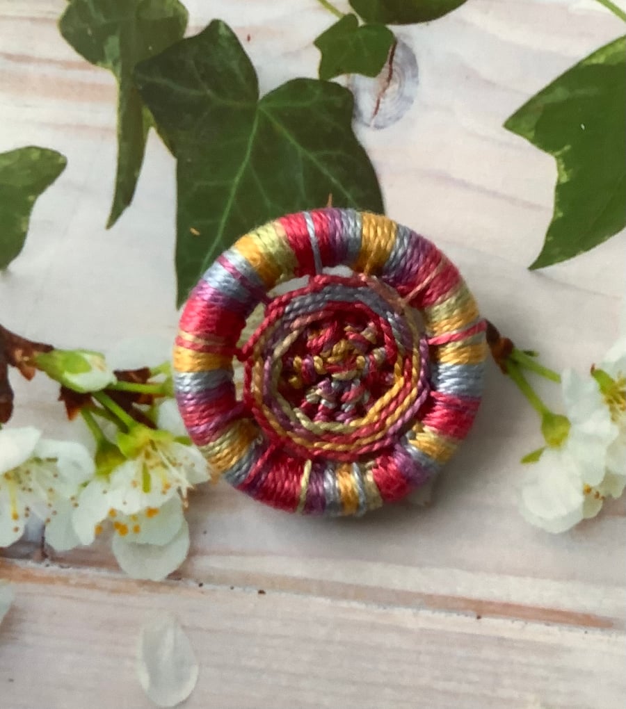 Dorset Button Brooch