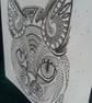 Open cat card - Image 2