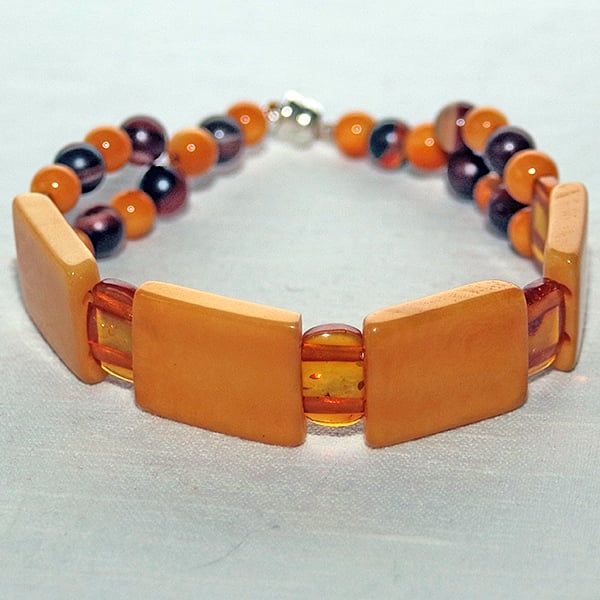 Madagascan Amber Bracelet.