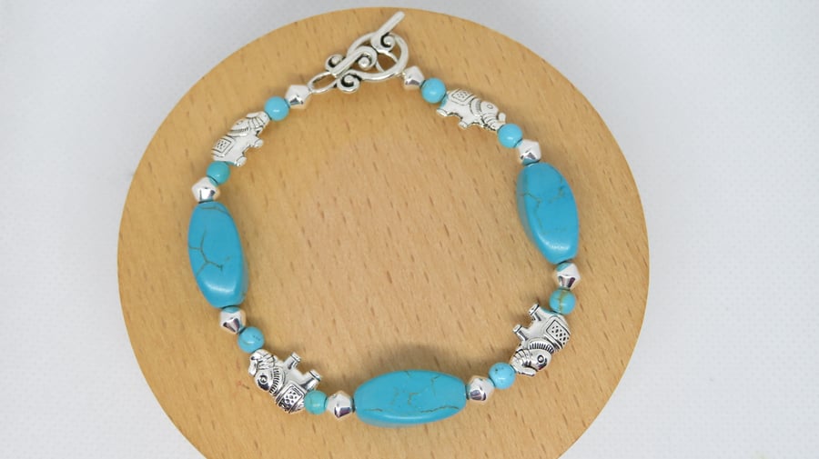Elephant Parade Turquoise Bracelet