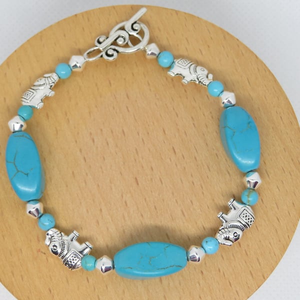 Elephant Parade Turquoise Bracelet