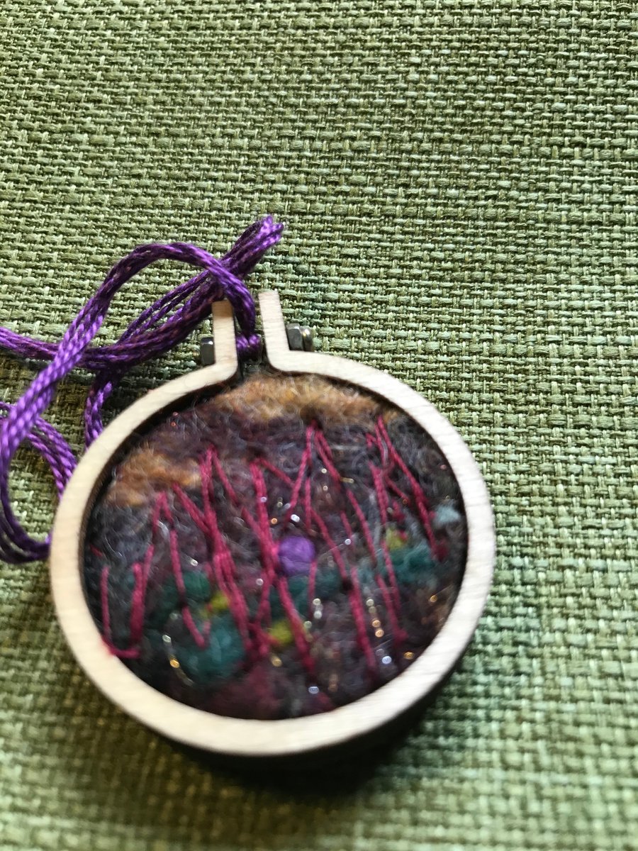 Red grasses Necklace