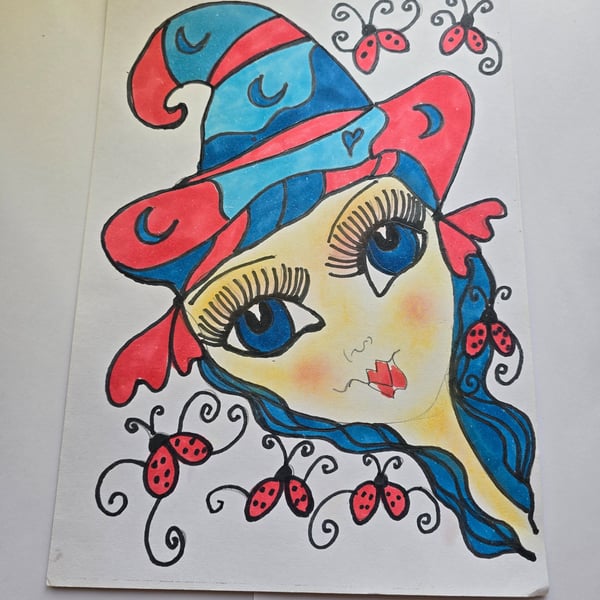 Fairy Witch Drawing 