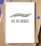 Funny "Hap-Pea Birthday" Card - Image 1