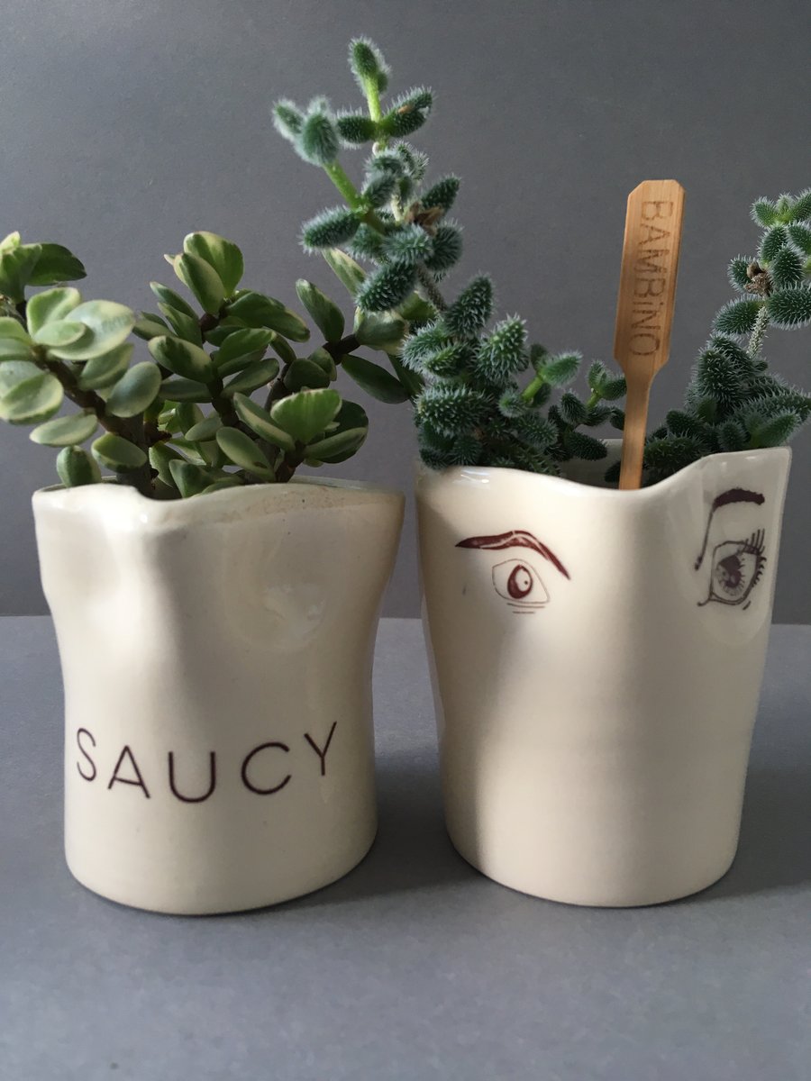 Eye, Eye Pourer. Ceramic Jug. Gift. Novelty kitchenware. Handmade pottery.