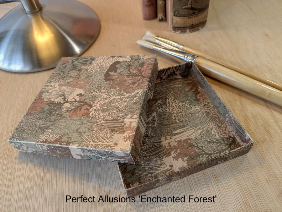 An handmade, ultra-thin gift box - 'Enchanted Forest'