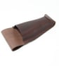 Brown leather holster pouch for secateurs; great gift for gardeners - Image 5