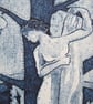 Magic in the Night -  Original Collagraph Print. Collagraph Print - Image 6
