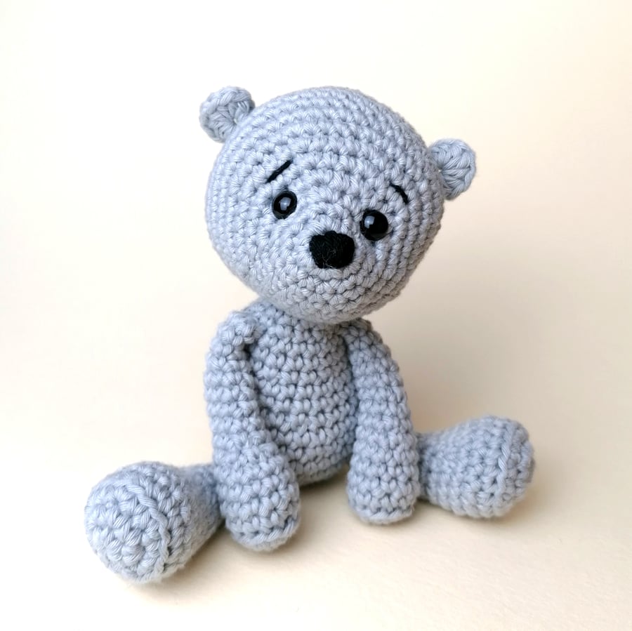 Cotton Teddy Bear, Crochet Toy