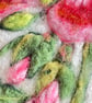 Hand Felted Geranium Textile Artwork  - Image 4