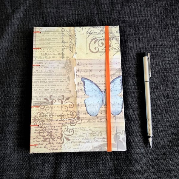 A5 Notebook - Hand Made Coptic Stitch Journal Sketchbook Notebook