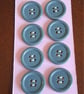 20MM GREY BUTTONS WITH FOUR HOLES FOR ATTACHING 
