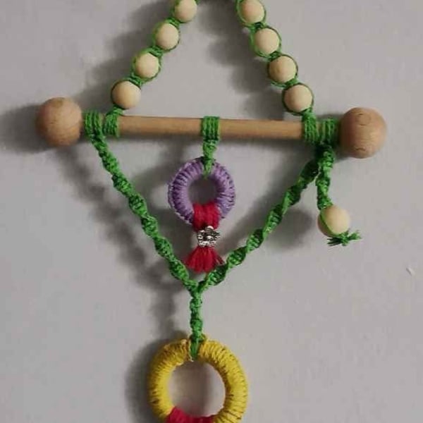 Colourful Macramé Wall Décor 