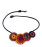 Textile Button Necklace - Image 3