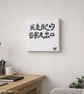 Chinese Calligraphy Art I Am My Own Answer Original Hand Brushed Ink Piece - Image 1