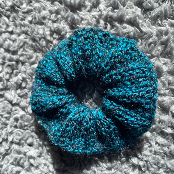 Handmade Knitted Hair Scrunchie